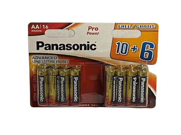 abstrakt Har lært oprejst Panasonic Pro Power AA Batterier 16 Stk. Blister - Gartnerhallen A/S